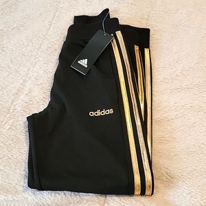 Adidas Jogger, metallic accents, girls size s